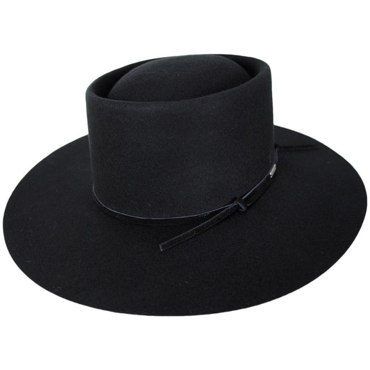 BRIXTON HATS | Vale Wool Felt Gaucho Hat | 123901BCB | lead | BLACK
