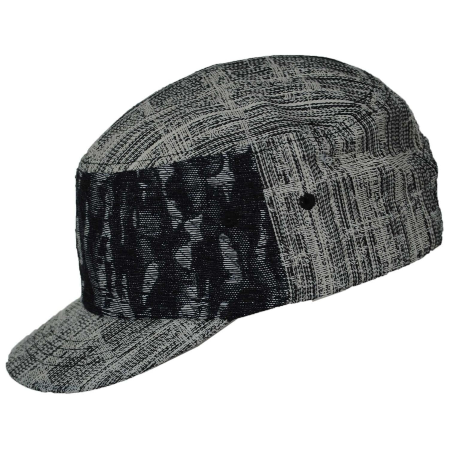 Kangol | Denim Mashup Army Cap | 201142 | profile | BLACK TOPSTITCH