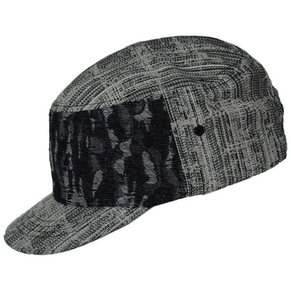 Kangol | Denim Mashup Army Cap | 201142 | profile | BLACK TOPSTITCH