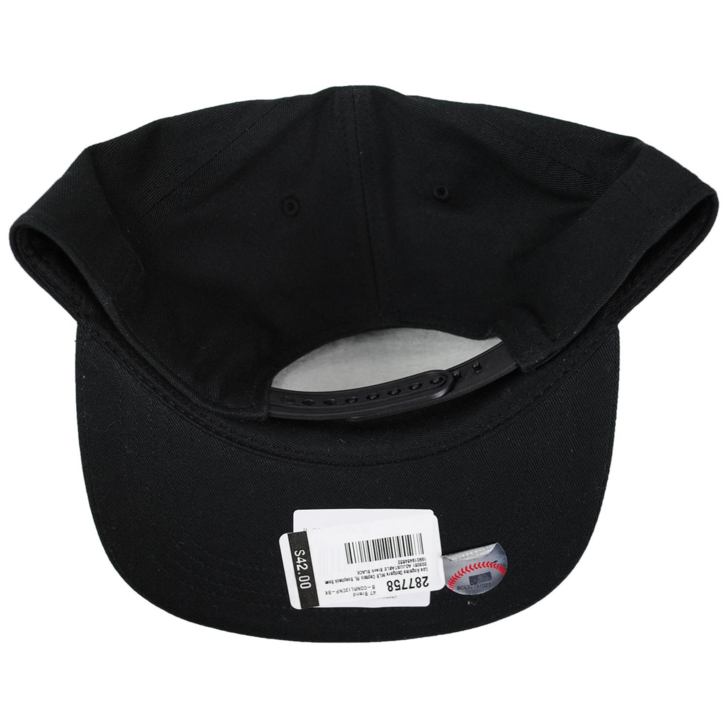 47 Brand | Los Angeles Dodgers MLB Captain RL Snapback Baseball Cap | 203051 | under | BLACK
