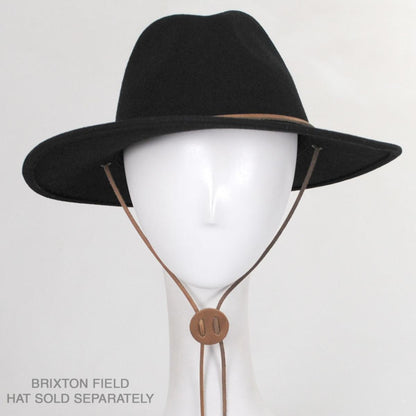 SunBody Hats | Leather Stampede String Chin Strap | 602615 | front | BROWN