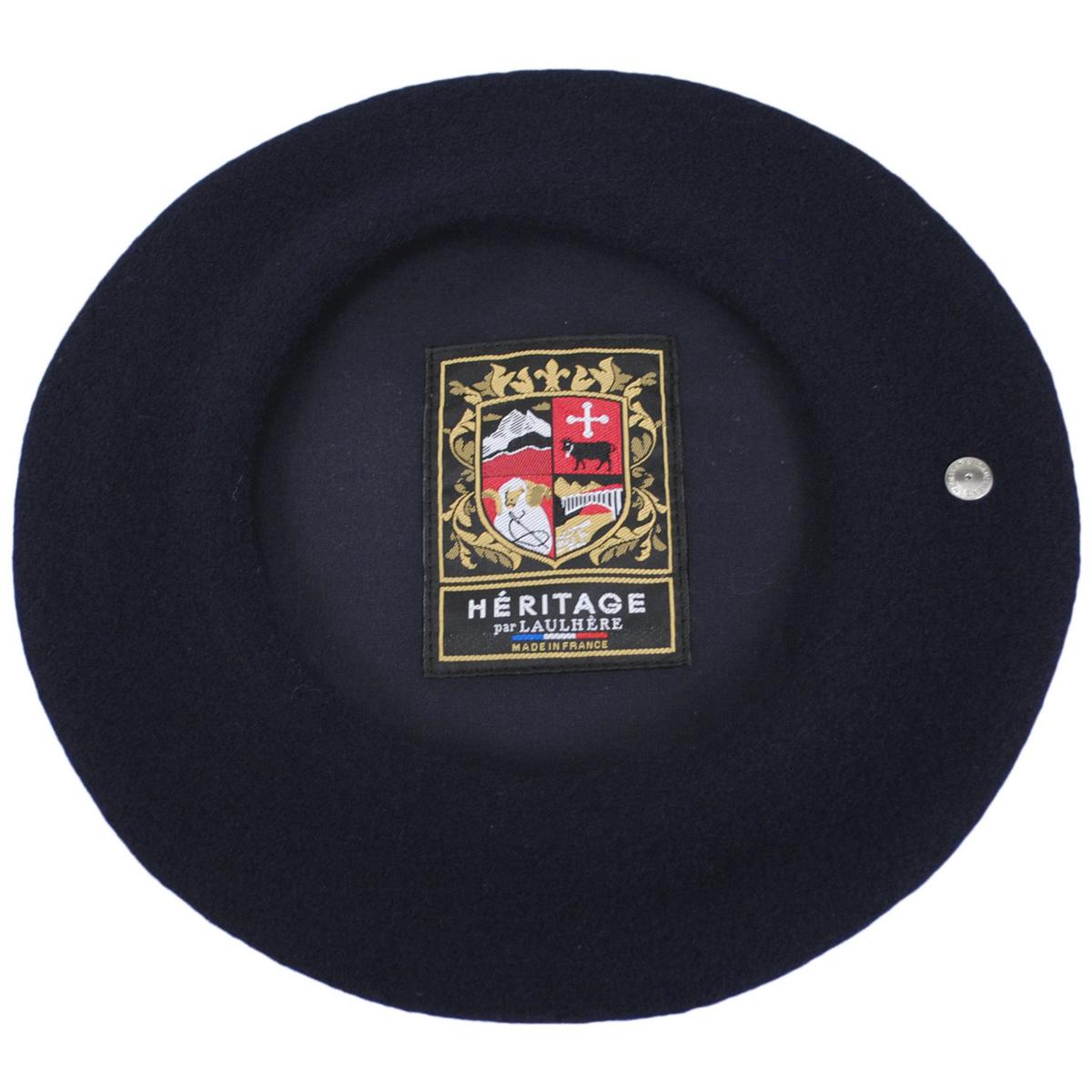 Heritage par Laulhere | Authentique Classic Wool Beret | 151058 | under | ECLIPSE