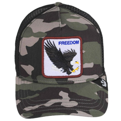 Goorin Bros | Freedom Mesh Trucker Snapback Baseball Cap | 200488 | profile | CAMOUFLAGE