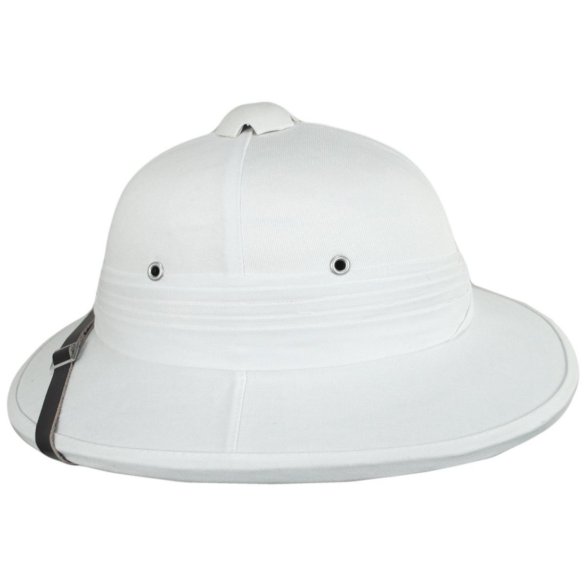 Village Hat Shop | Wholesale Indian Pith Helmet B2B Pre-Pack | B2B155805 | profile | WHITE