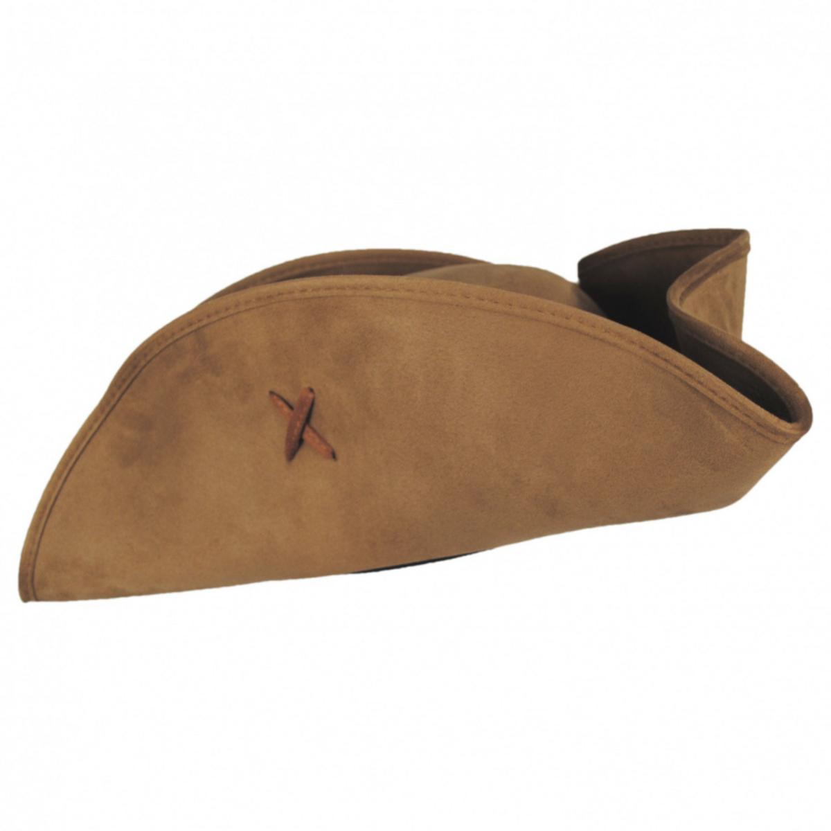 Elope | Suede Pirate Hat | 190458 | profile | BROWN