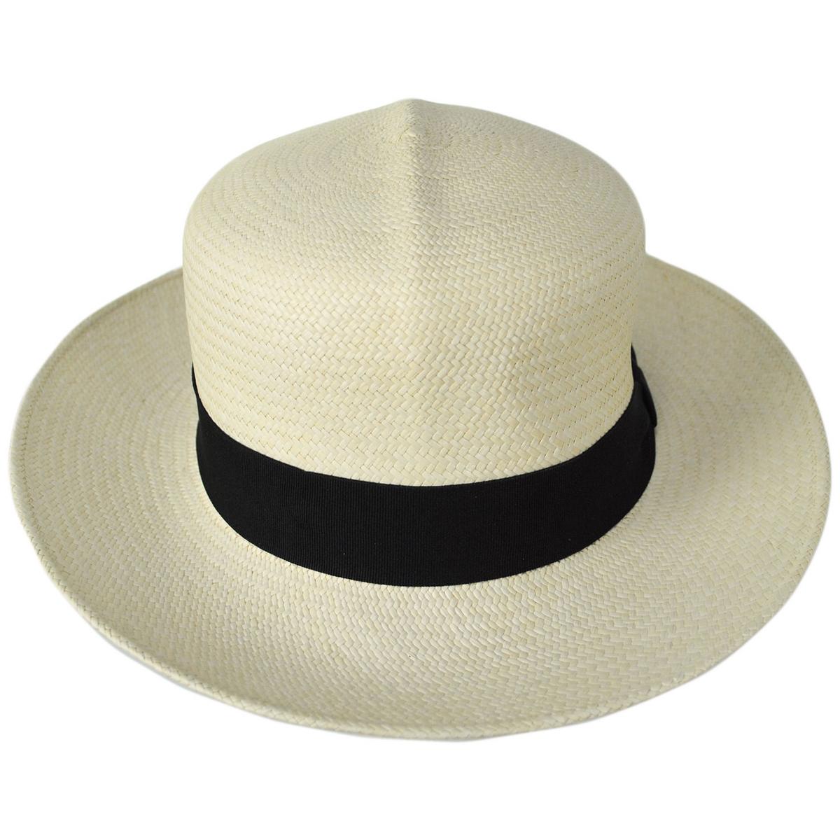 Jaxon Hats | Habana Cuenca Panama Straw Hat | 127105 | front | NATURAL