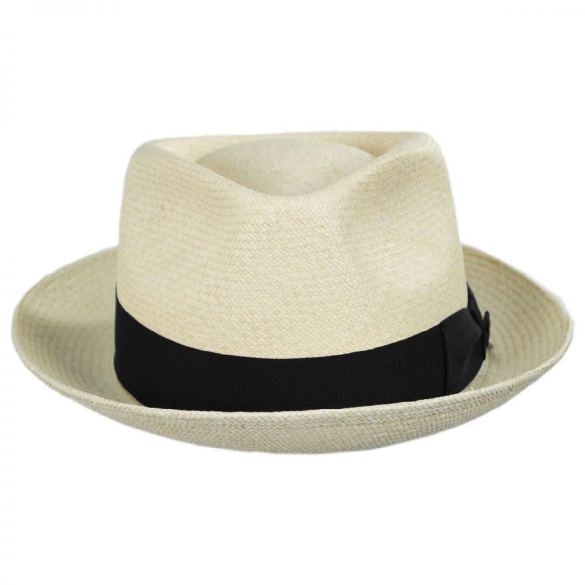 Bigalli | Quickstep Grade 8 Panama Straw Fedora Hat | 129201 | front | NATURAL