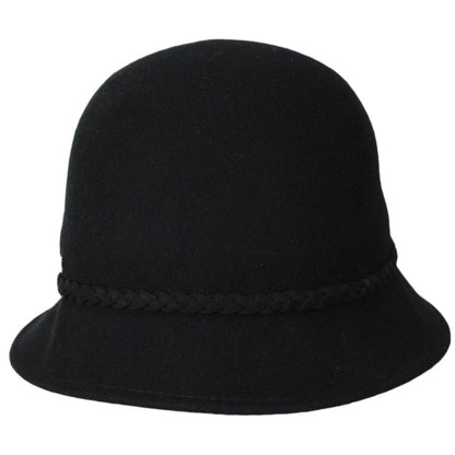 Francesca Wool Felt Cloche Hat