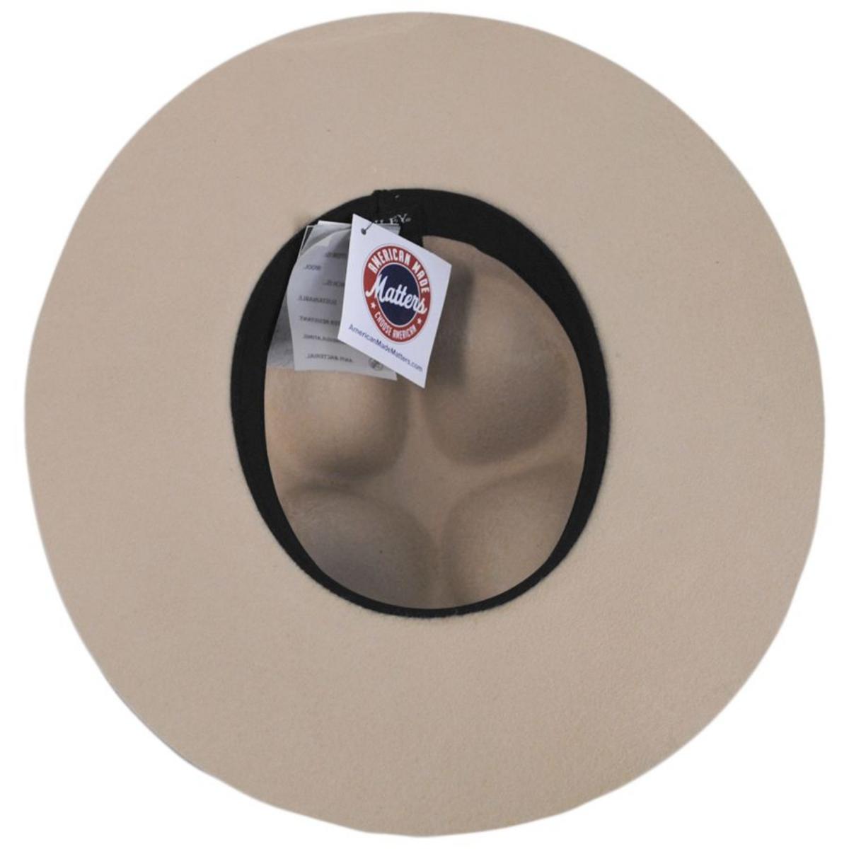 Bailey 1922 | Montana Wool Felt Campaign Hat | 130024 | under | NOUGAT
