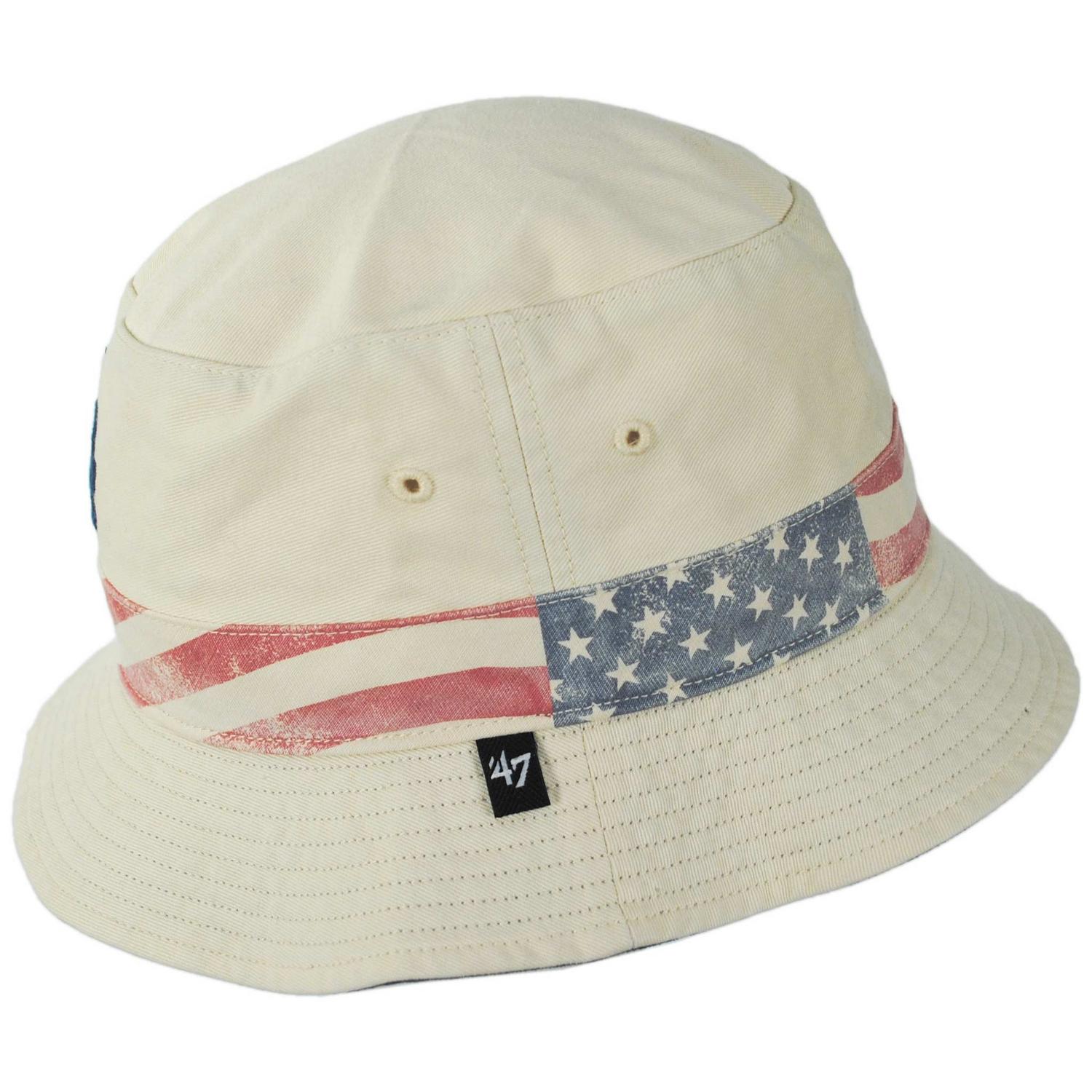 47 Brand | Dodgers Glory Daze 47 Bucket Hat | 186299 | profile | NATURAL