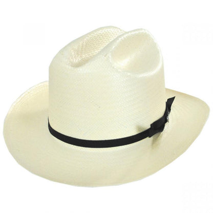 Stetson | Open Road 6X Shantung Straw Western Hat | 126998 | lead | NATURAL
