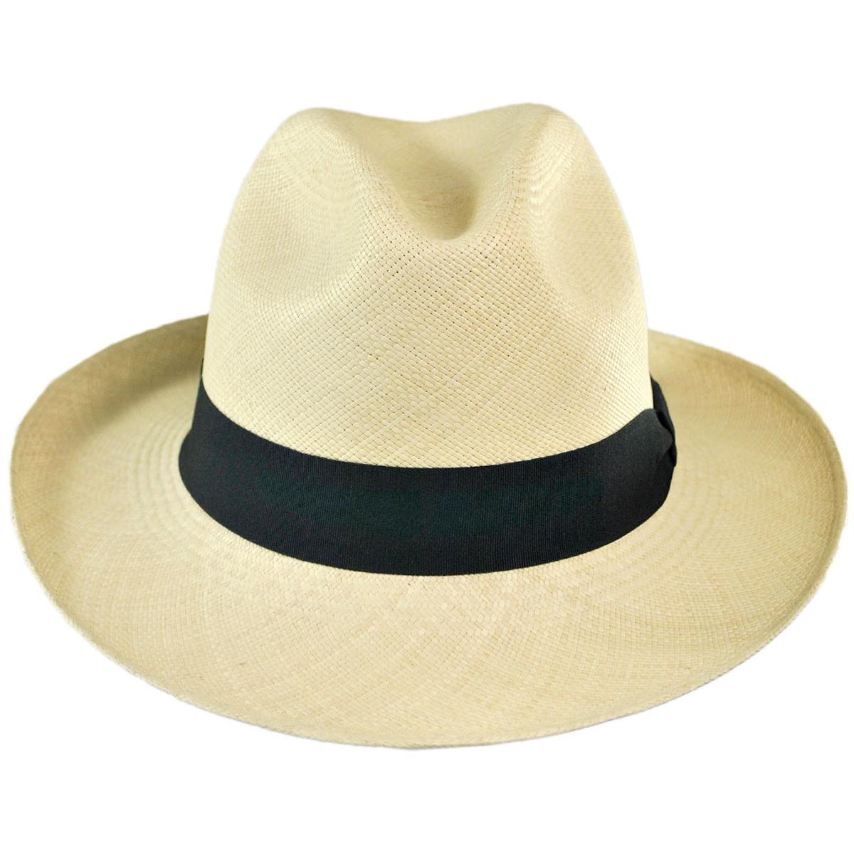 Jaxon Hats | Brisa Grade 8 Panama Straw Fedora Hat | 127121 | front | NATURAL