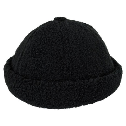Kangol | Plush Skull Cap Beanie Hat | 500421 | front | BLACK