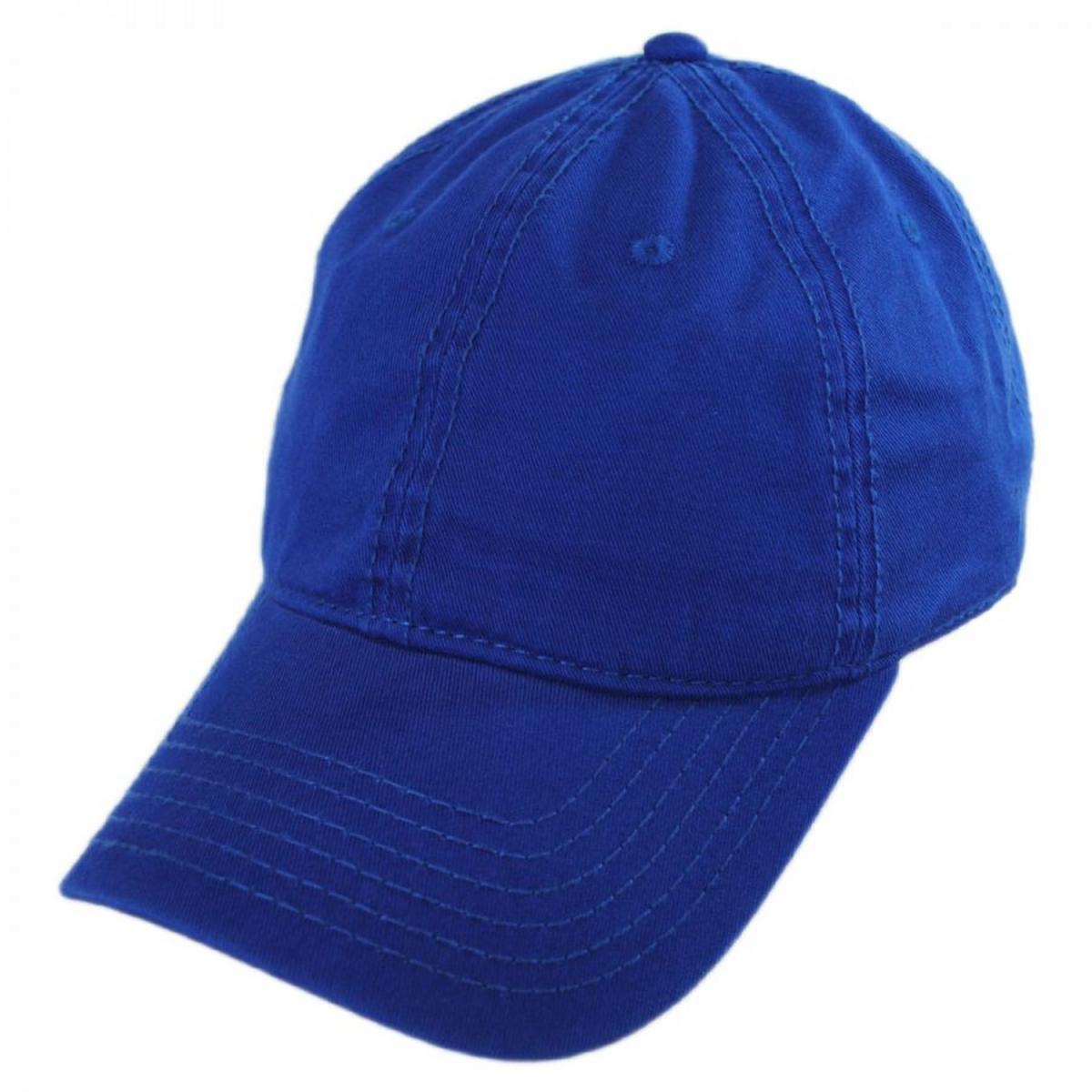 Otto | LoPro Washed Cotton Twill Strapback Baseball Cap Dad Hat | 201407 | lead | ROYAL BLUE