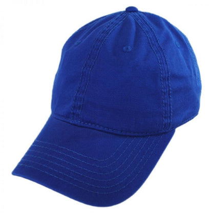 Otto | LoPro Washed Cotton Twill Strapback Baseball Cap Dad Hat | 201407 | lead | ROYAL BLUE