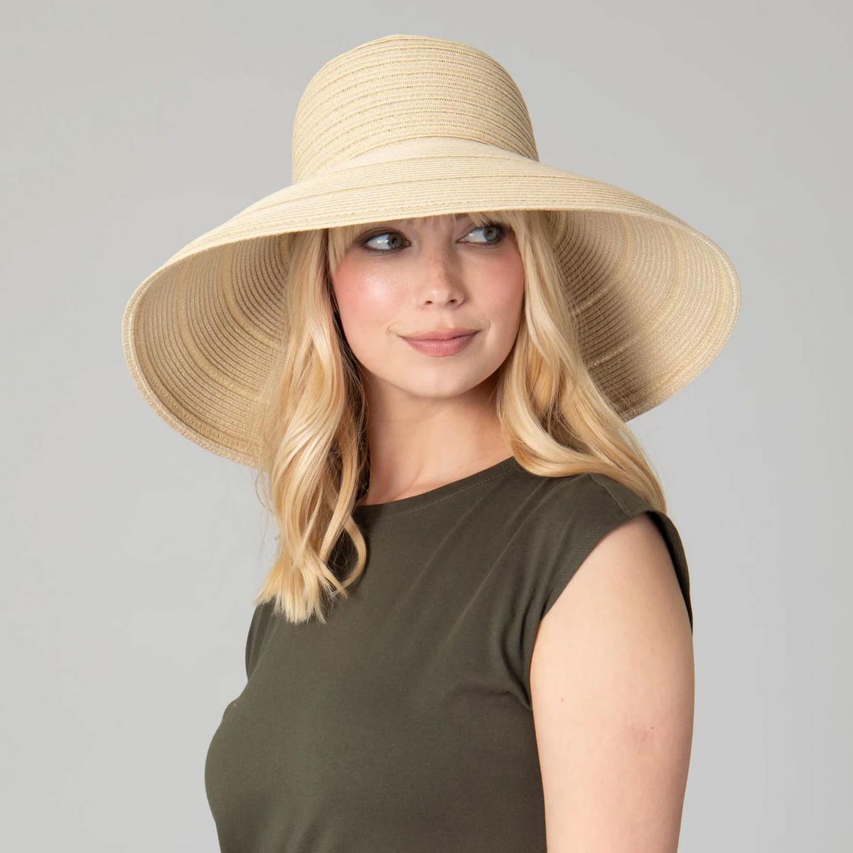 San Diego Hat Company | Newport Toyo Braid Sun Hat | 103685 | lsftwo | NATURAL