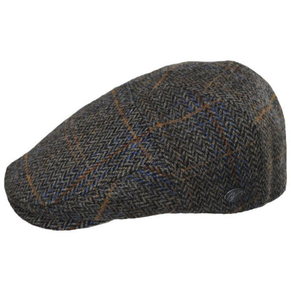 Bailey 1922 | Lou Wool Herringbone Plaid Ivy Cap | 167208 | profile | OAK PLAID