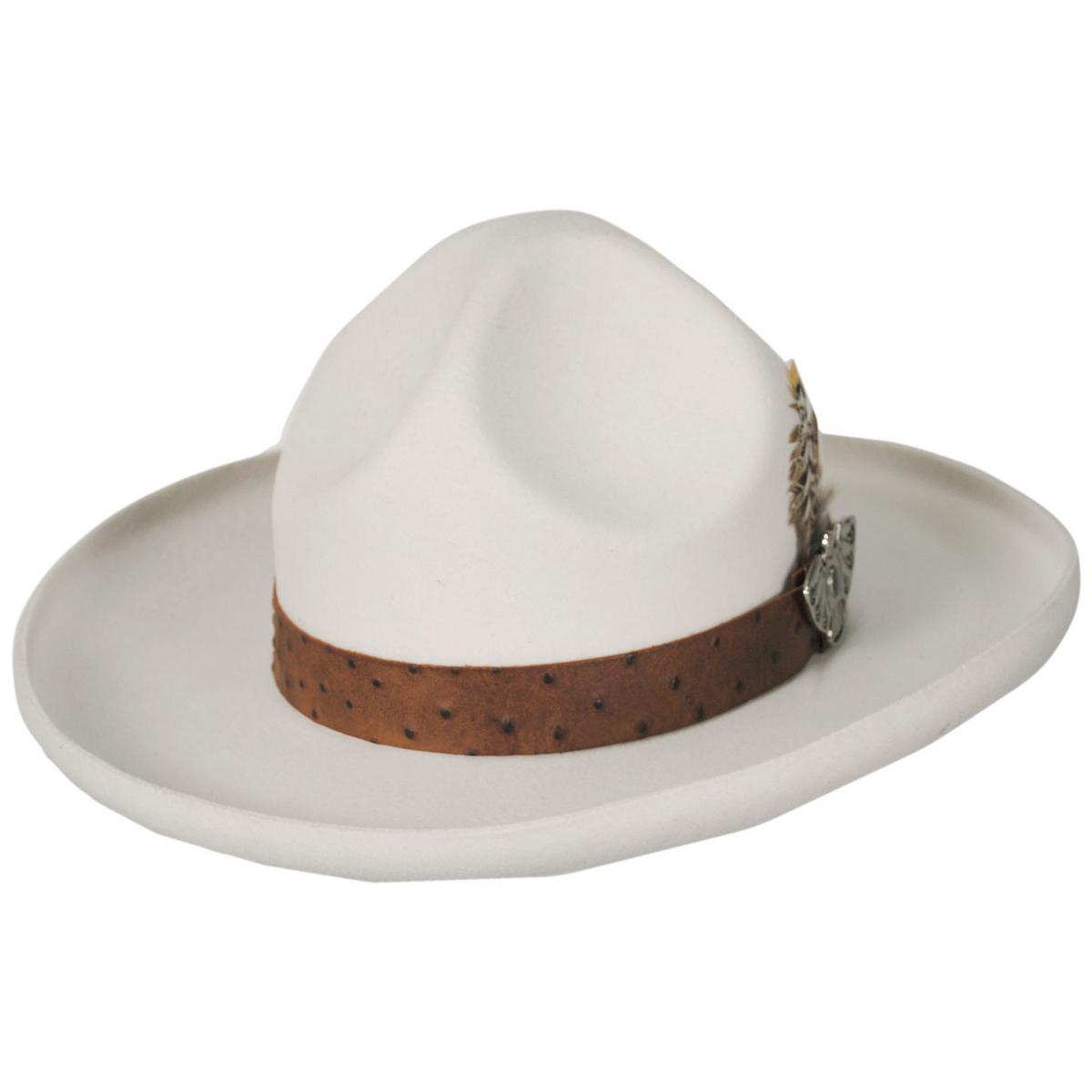 Renegade | Echo Wool Felt Mounty Hat | 133306 | lead | WHISPER
