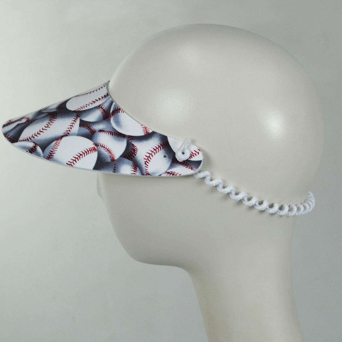 The Incredible Sunvisor | Springlace Baseballs Sunvisor | 196372 | profile | WHITE