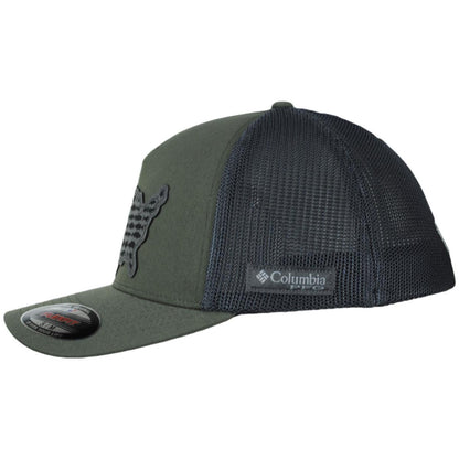 Columbia Sportswear | PFG Statetriot Mesh Flexfit Fitted Baseball Cap | 400162 | profile | CYPRESS CITY GREY