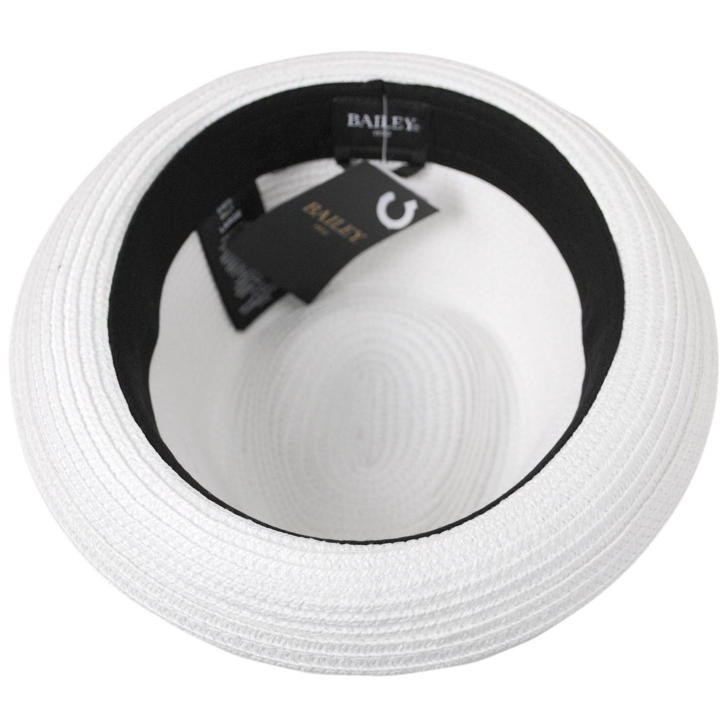 Bailey 1922 | Billy Braided Toyo Straw Fedora Hat - Classic Colors | 127843 | under | WHITE