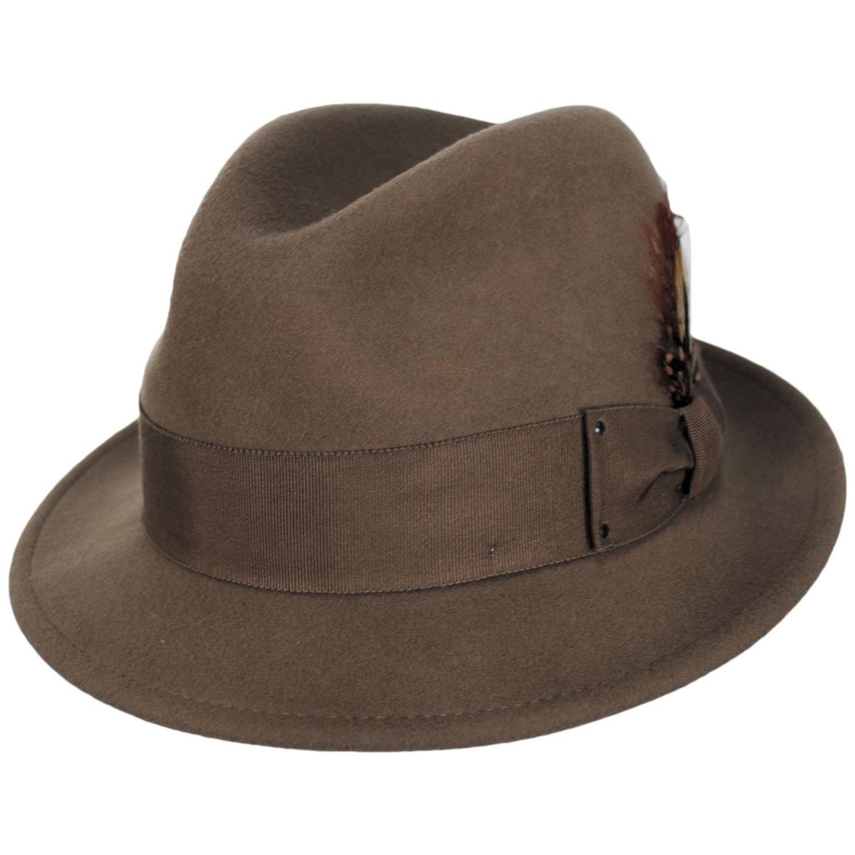 Bailey 1922 | Tino Wool LiteFelt Trilby Fedora Hat | 130008 | lead | DRIFTWOOD