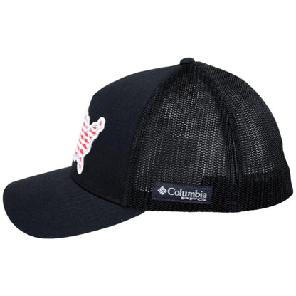 Columbia Sportswear | PFG Statetriot Mesh Flexfit Fitted Baseball Cap | 400162 | profile | BLACK