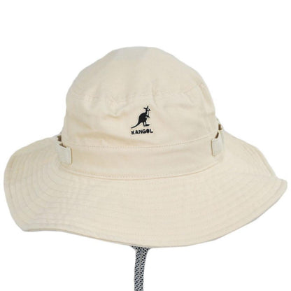 Kangol | Jungle Utility Cords Cotton Bucket Hat | 185779 | front | BEIGE