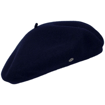 Heritage par Laulhere | Campan Wool Basque Beret  | 151053 | lead | MARINE