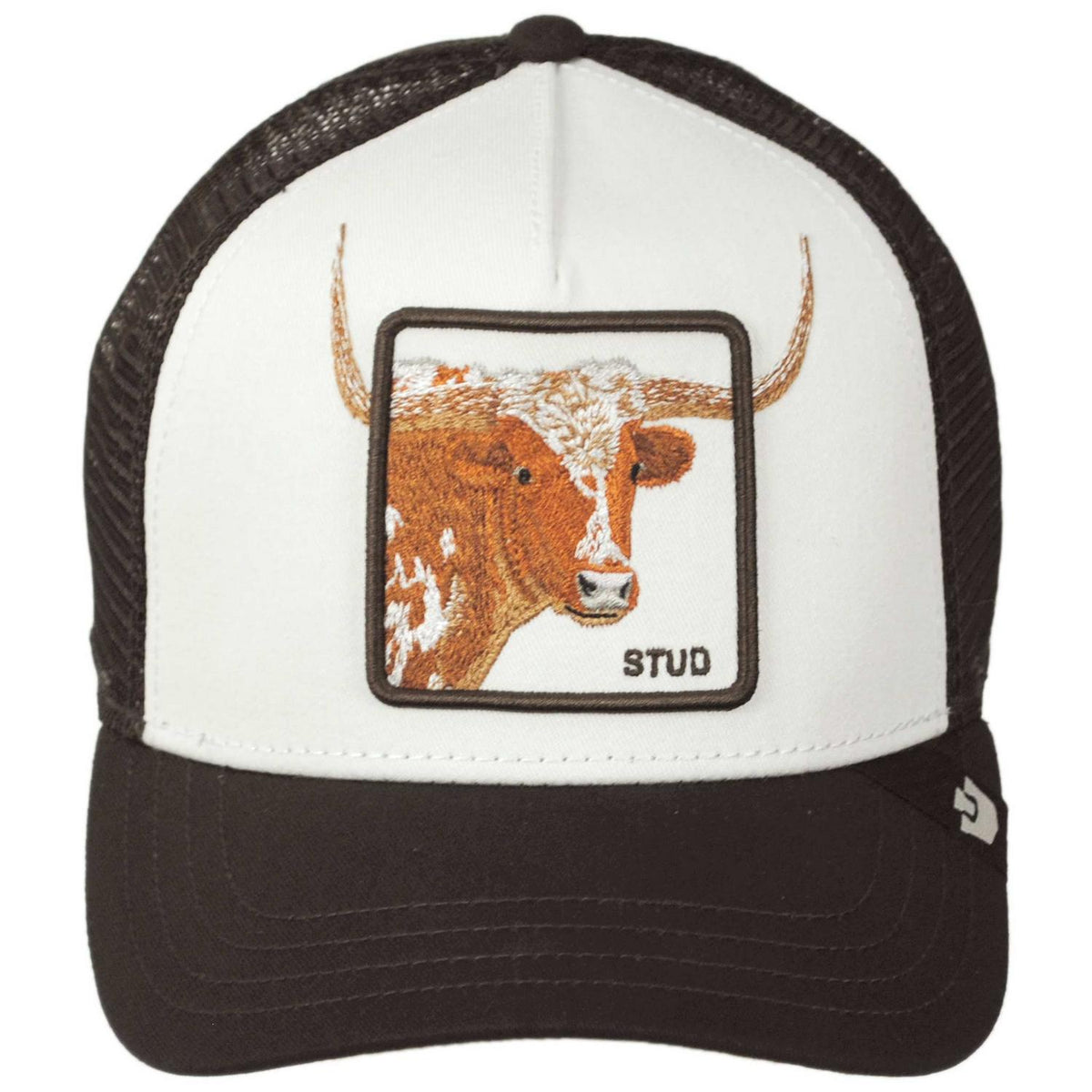 Goorin Bros | Over the Line Longhorn Mesh Trucker Snapback Baseball Cap | 200857 | front | DUST