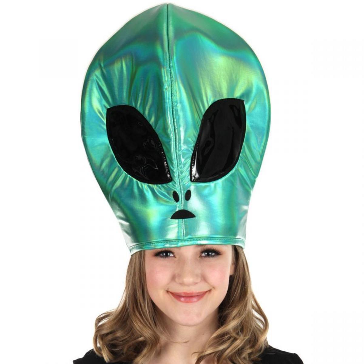 Elope | Alien Plush Hat/Mask | 190347 | front | GREEN