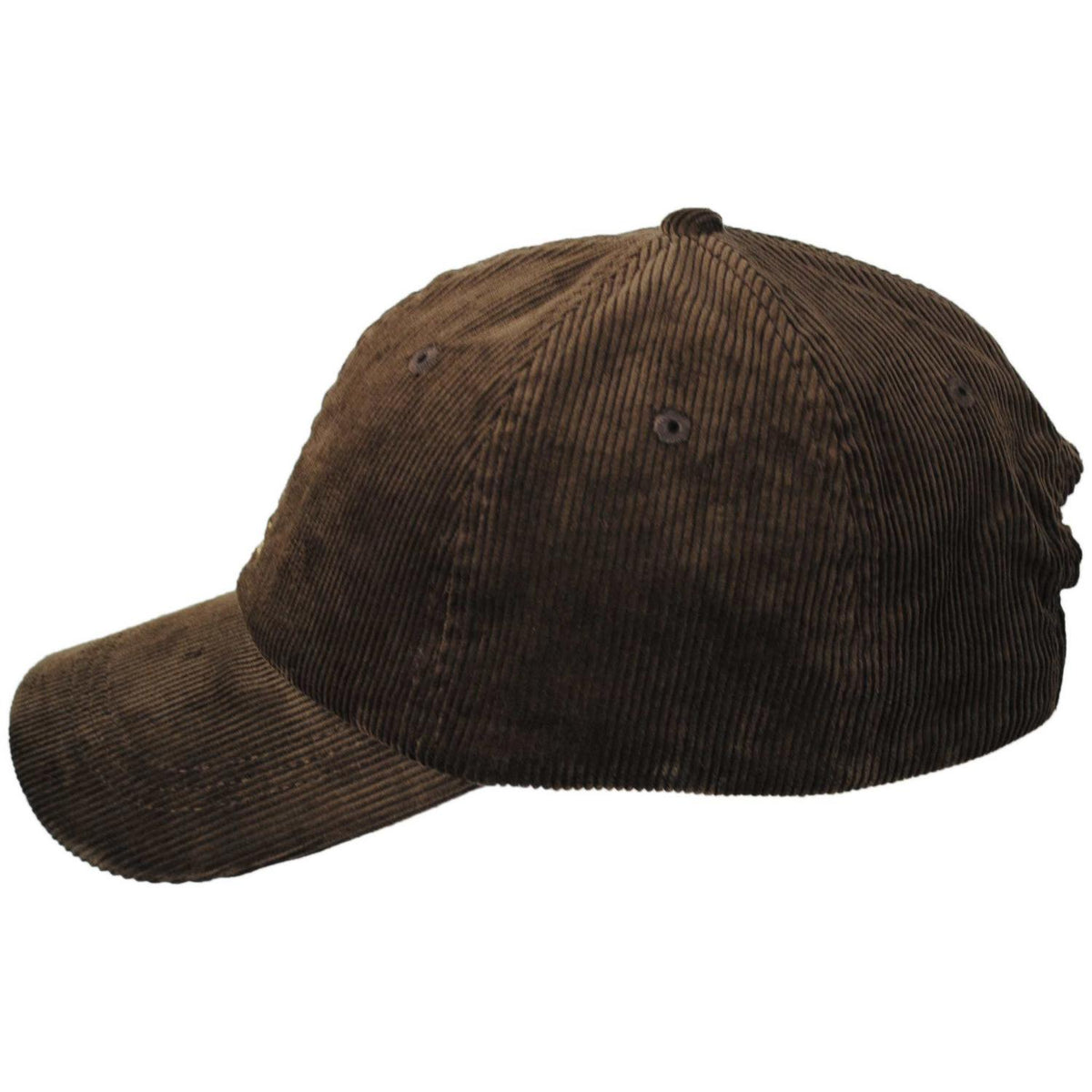 Kangol | Logo Corduroy Strapback Baseball Cap Dad Hat | 201182 | profile | BROWN