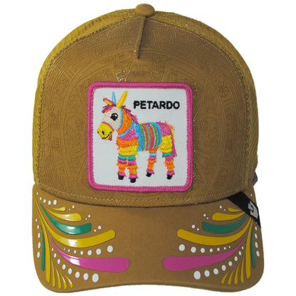 Goorin Bros | Petardo Mesh Trucker Snapback Baseball Cap | 200864 | front | AMBER
