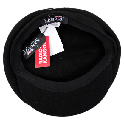 Kangol | Spitfire Wool Newsboy Cap | 160801 | under | BLACK