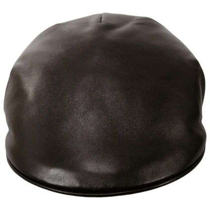 Stefeno Hats | Lambskin Luxe Ascot Cap | 171503 | front | BROWN