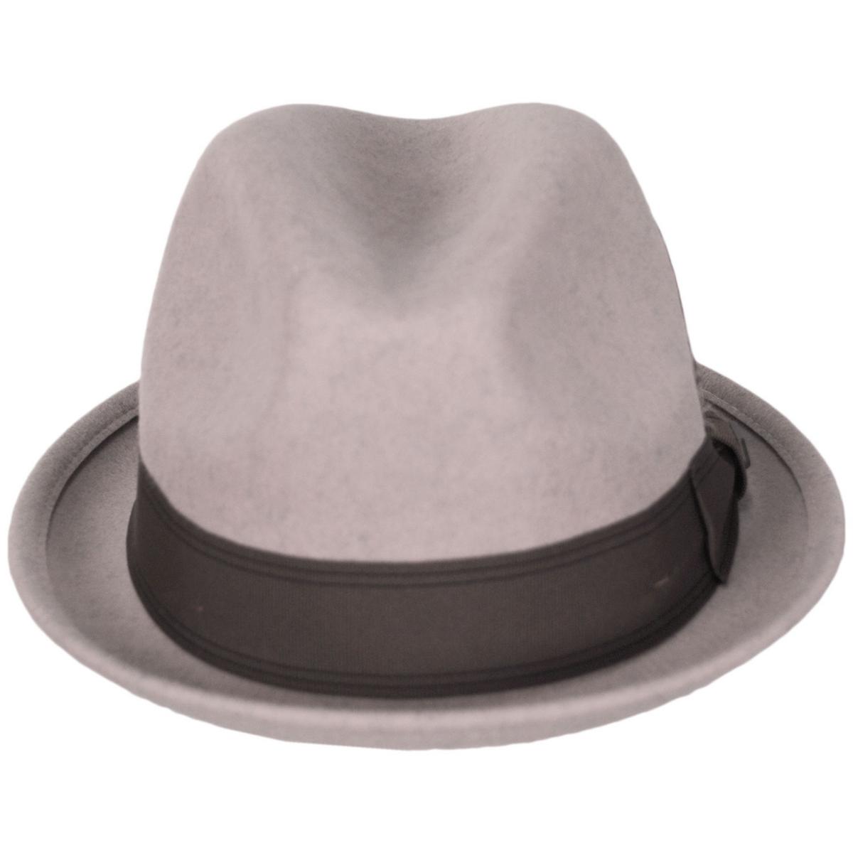 BRIXTON HATS | Gain Wool Felt Fedora Hat - Oatmeal | 135600OAT | front | OATMEAL