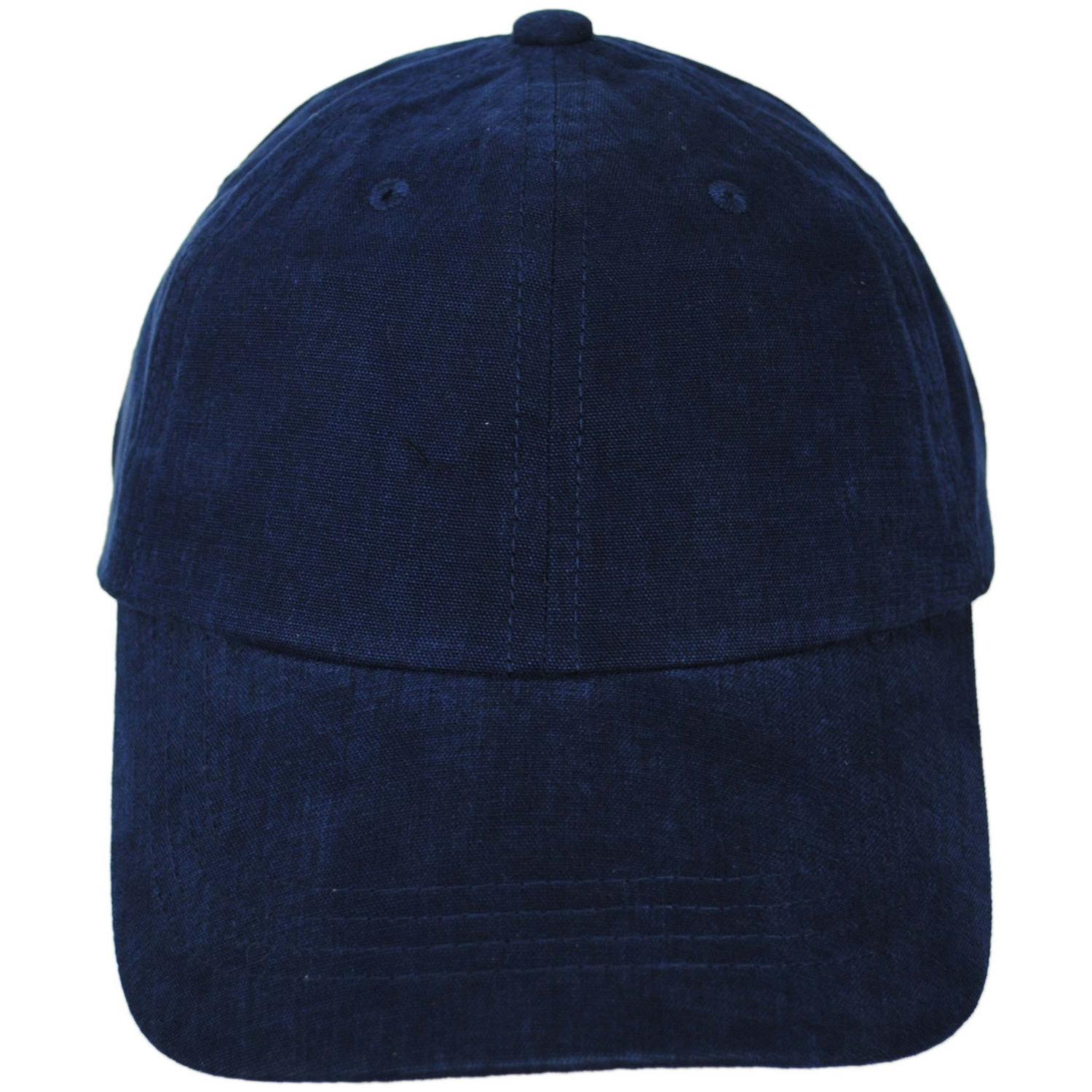 Dorfman Pacific | Washed Cotton Baseball Cap Dad Hat | 200188 | front | NAVY