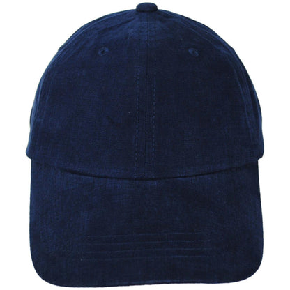 Dorfman Pacific | Washed Cotton Baseball Cap Dad Hat | 200188 | front | NAVY