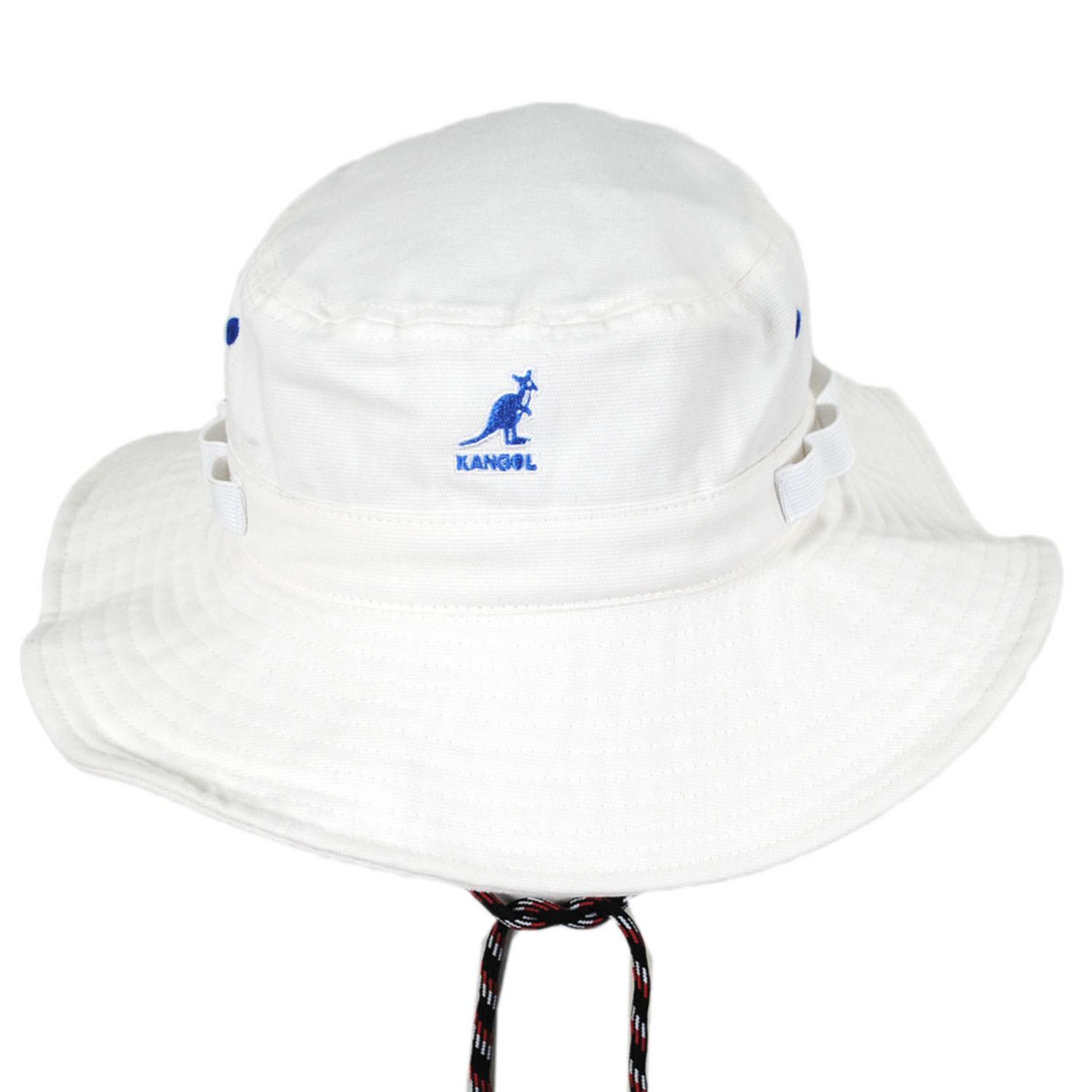 Kangol | Jungle Utility Cords Cotton Bucket Hat | 185779 | front | OFF WHITE