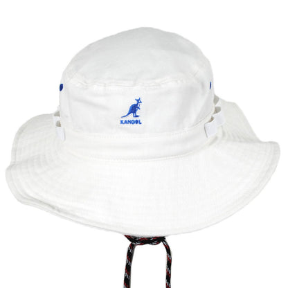 Kangol | Jungle Utility Cords Cotton Bucket Hat | 185779 | front | OFF WHITE