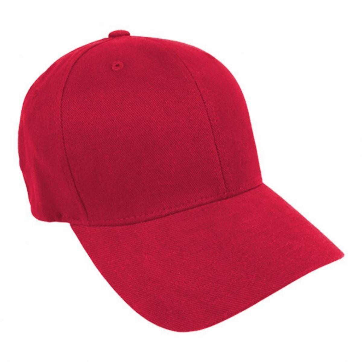 Flexfit | Brushed Twill MidPro FlexFit Fitted Baseball Cap | 221500 | lead | RED