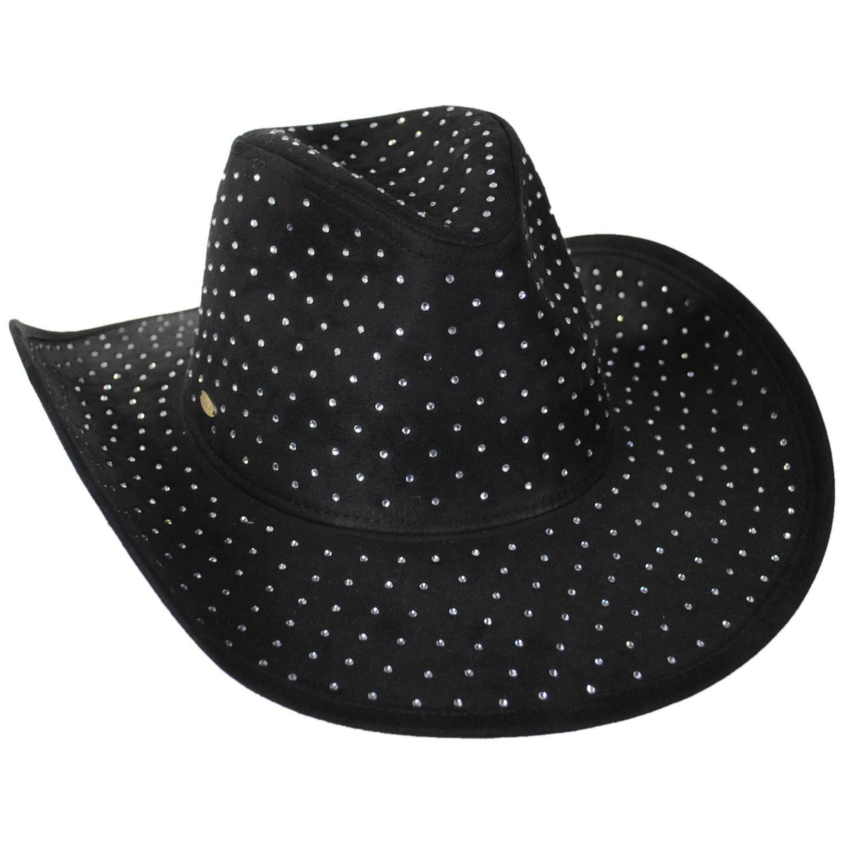 Scala | Joyce Rhinestone Western Hat | 106450 | lead | BLACK