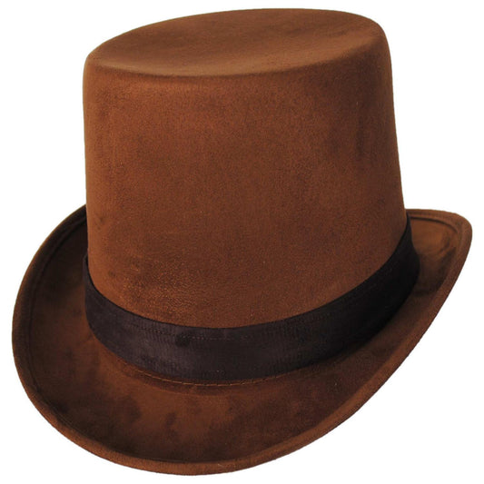 Elope | Steamworks Coachman Top Hat | 190224 | lead | BROWN
