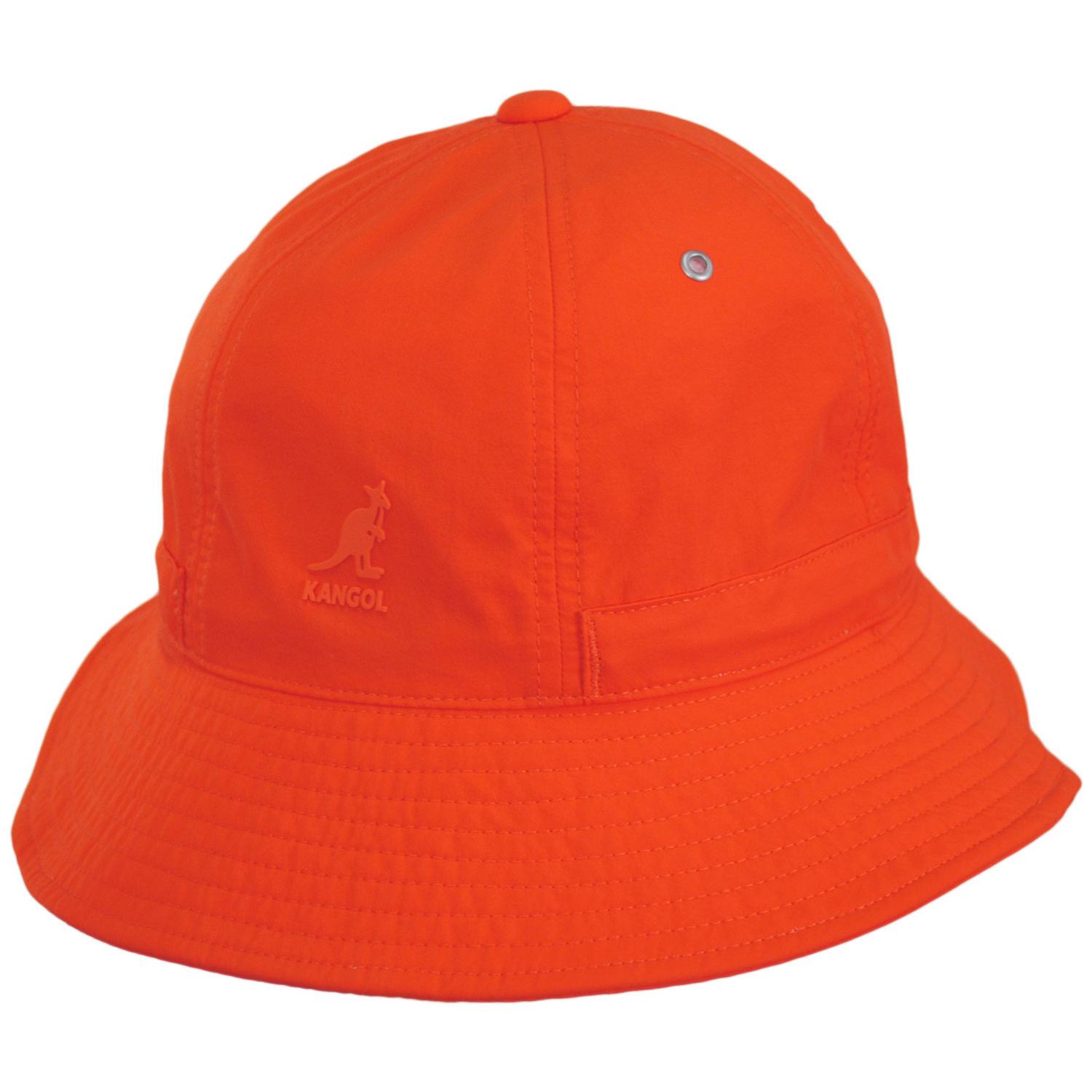 Kangol | Park Life Nylon Casual Bucket Hat - Orange | 185825O | lead | SAFETY ORANGE