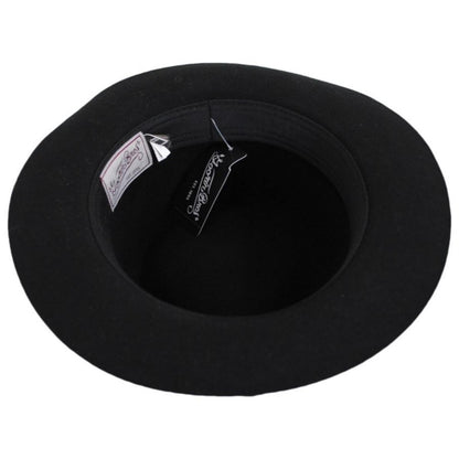 Goorin Bros | Wheeler Wool Felt Fedora Hat | 135519 | under | BLACK