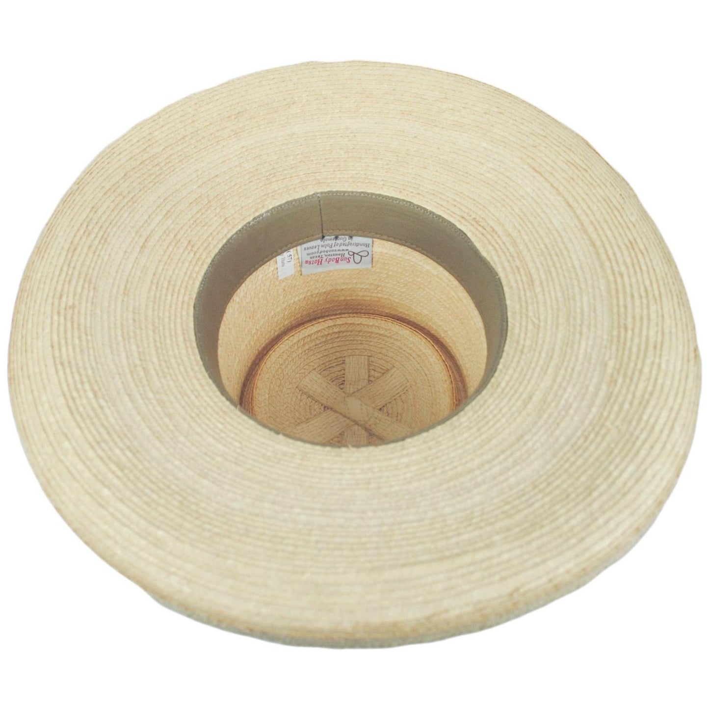 SunBody Hats | Sam Houston Planter Guatemalan Palm Leaf Straw Hat | 128202 | under | NATURAL