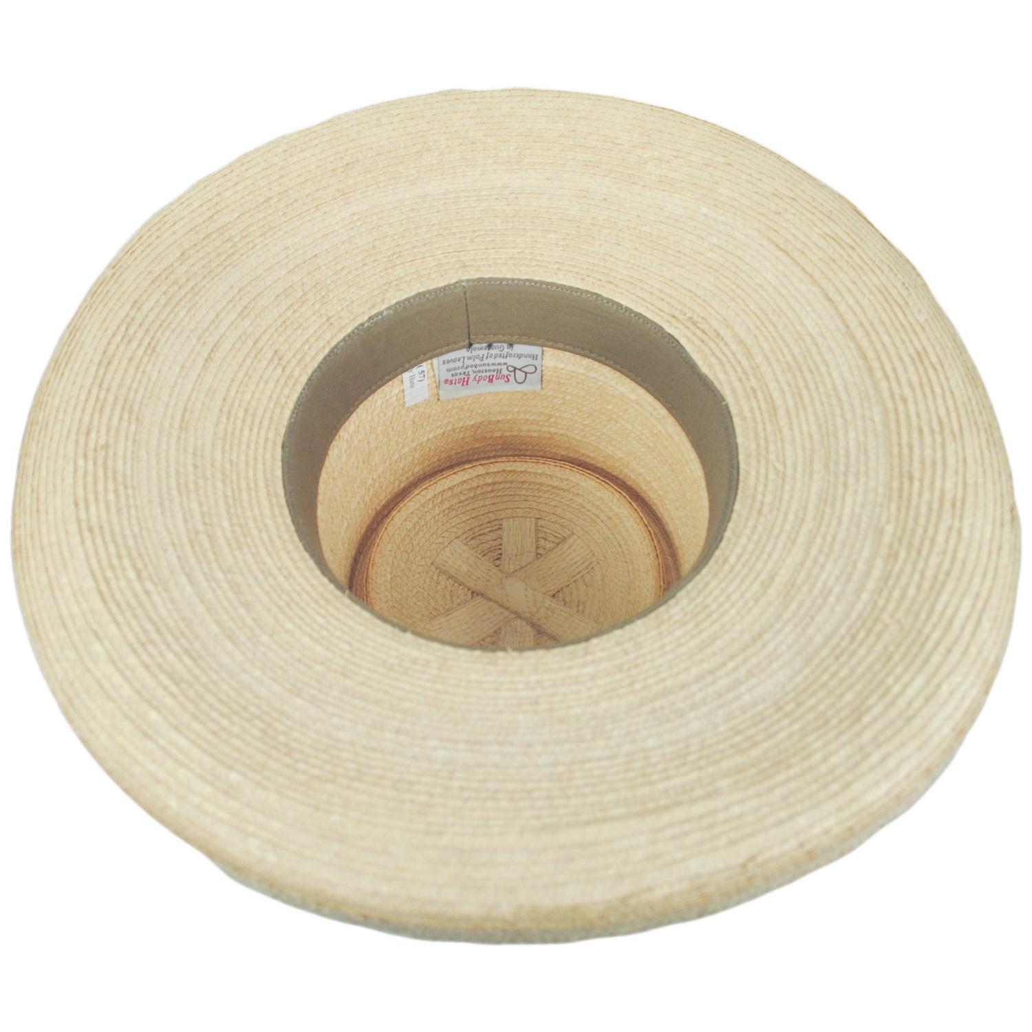 SunBody Hats | Sam Houston Planter Guatemalan Palm Leaf Straw Hat | 128202 | under | NATURAL