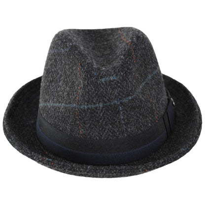 Scala | Aden Wool Blend Fedora Hat | 140248 | front | GREY
