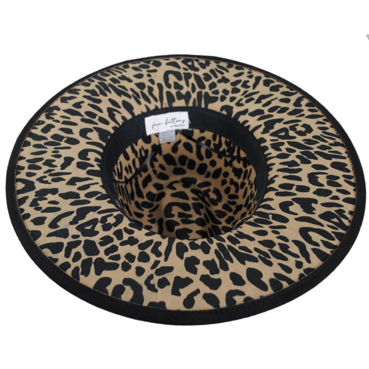 San Diego Hat Company | Peekaboo Faux Suede Fedora Hat | 108658 | under | BLACK
