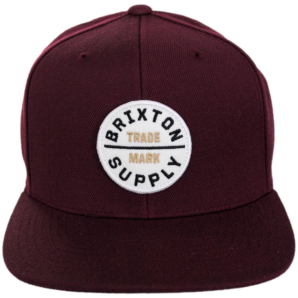 BRIXTON HATS | Oath III Snapback Baseball Cap | 201713 | front | PORT